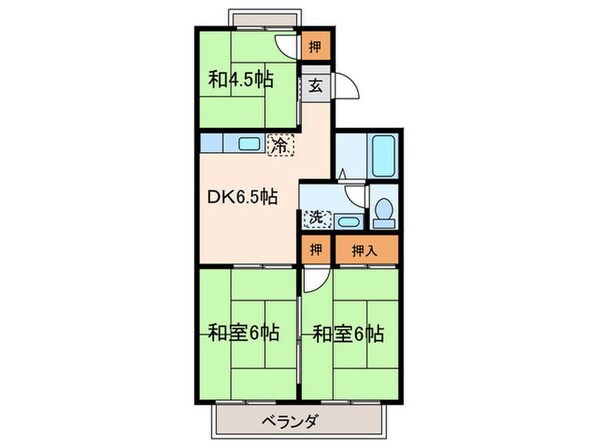 ボンセジュール霧ヶ丘の物件間取画像